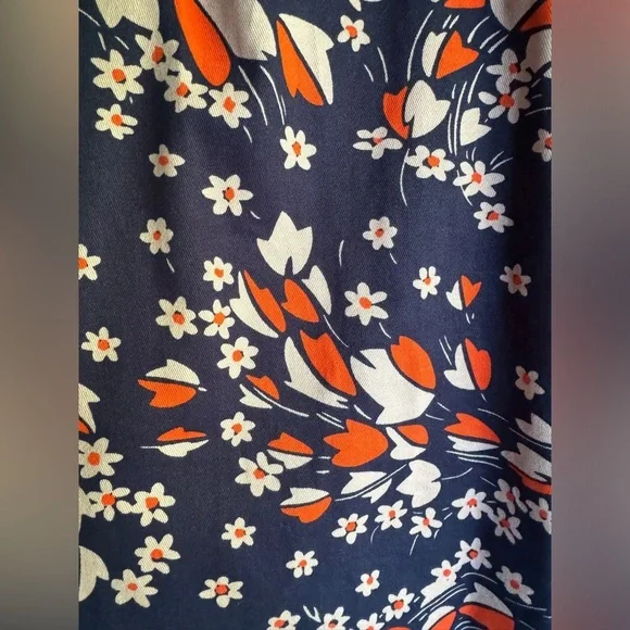 Boden Smart Easy Shift Dress Blue Floral Size  10R W0217 NWOT - Picture 3 of 7